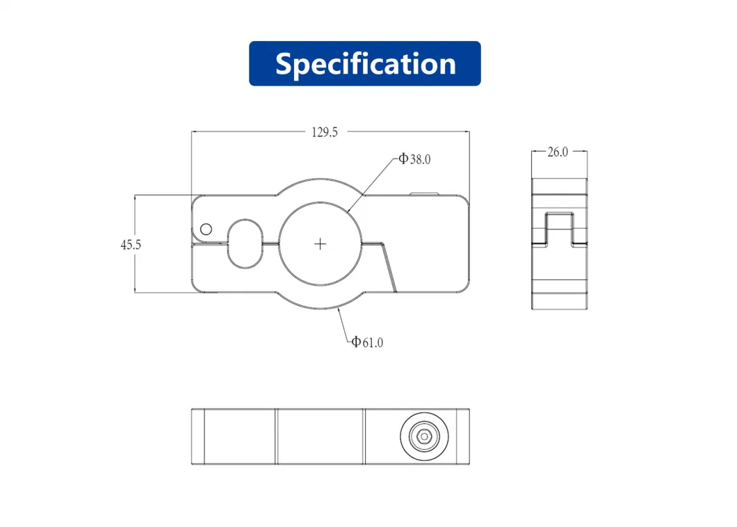 High Security Anti-Theft Intelligent Motorcycle Lock with Master Key